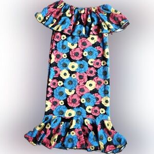 LuLaRoe Floral Off-Shoulder CiCi Dress